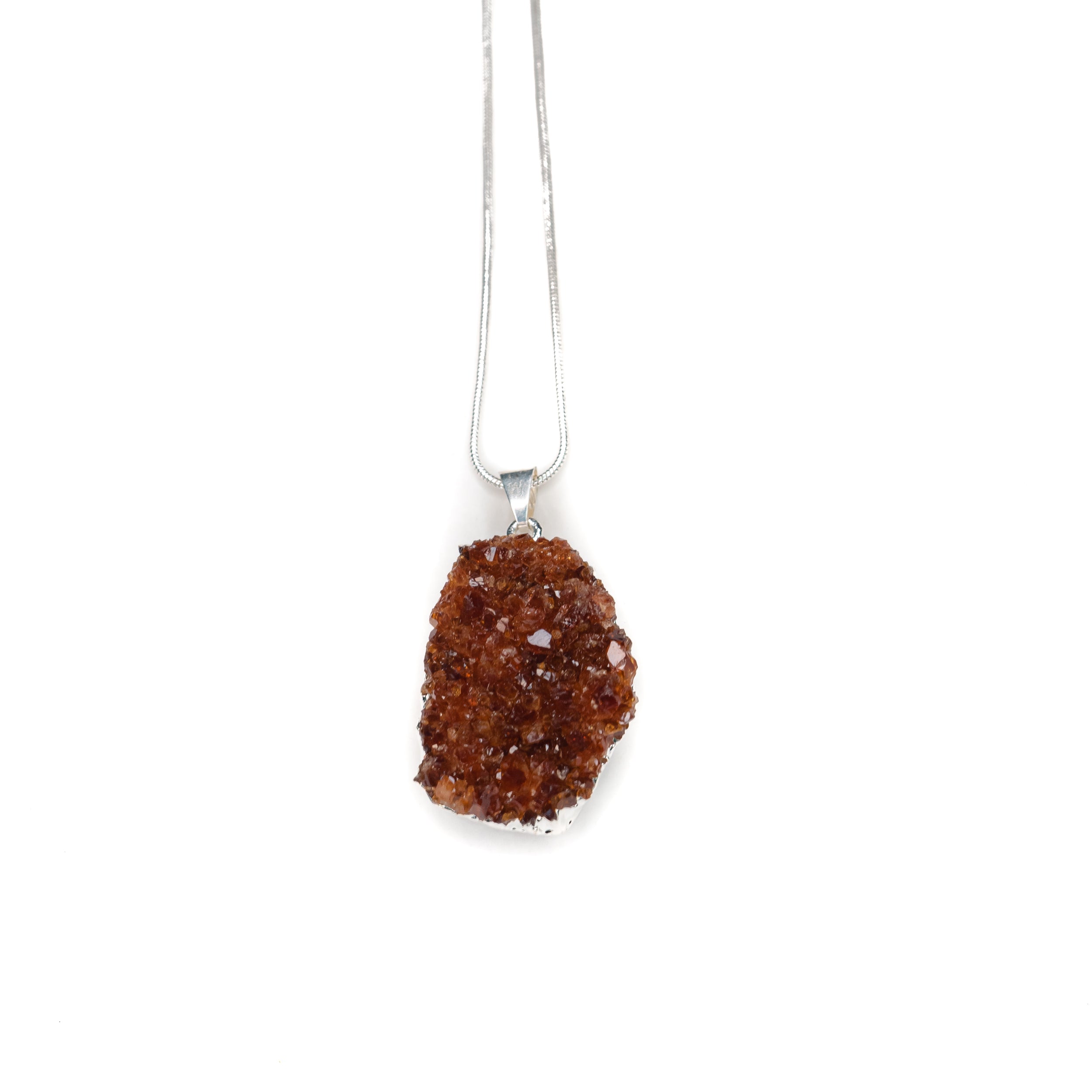 Necklace - Citrine Cluster $40